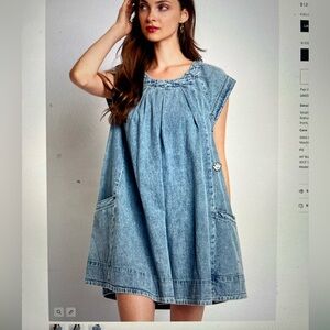 Free people denim dress
